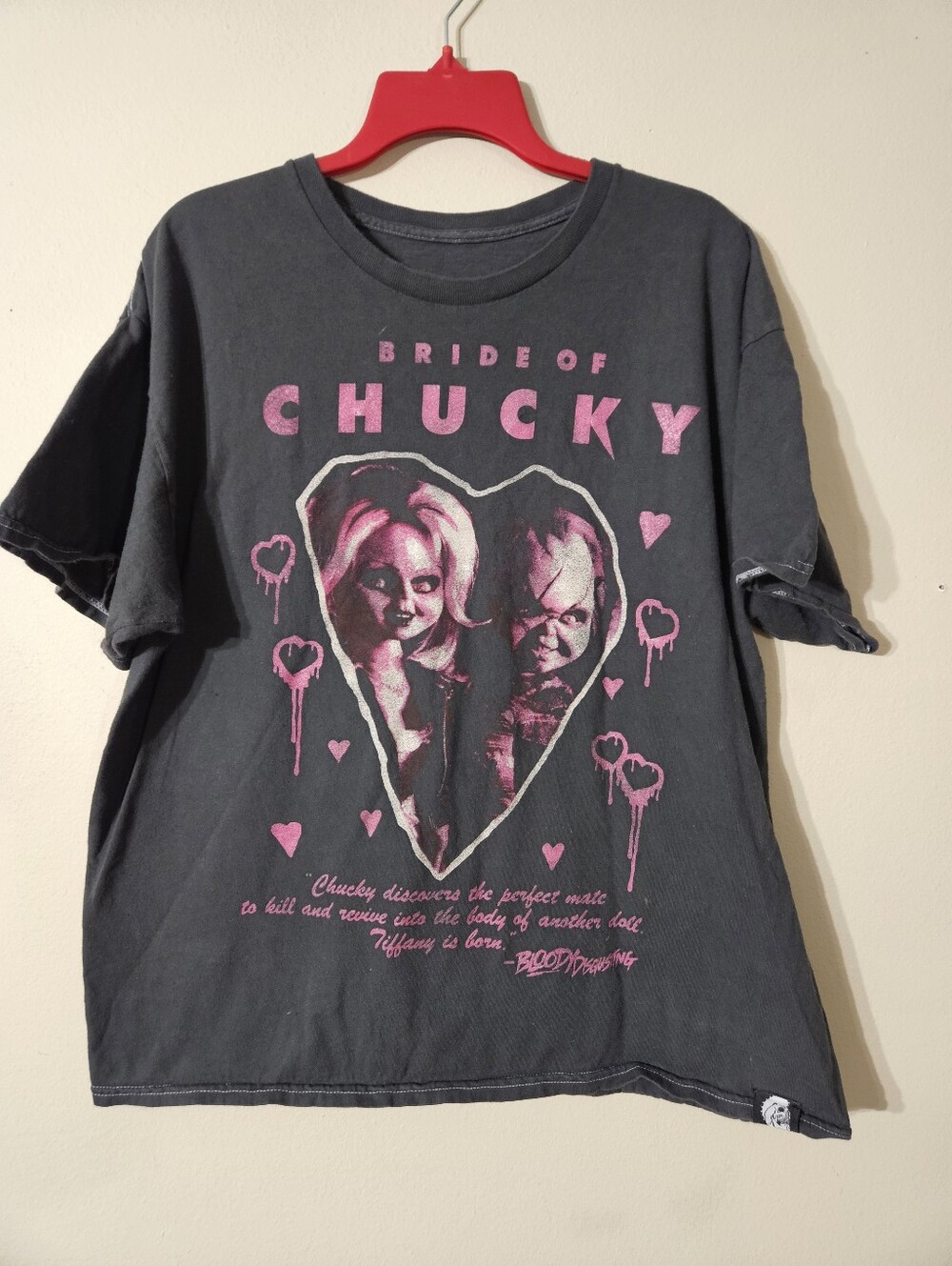 Bride Of Chucky Double Sided Horror Tshirt Large